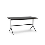 Normann Copenhagen Kip Schreibtisch, schwarzer Stahl/dunkelbraun