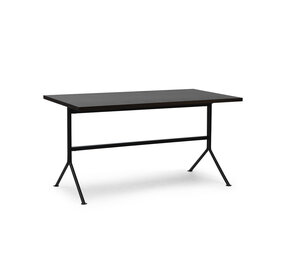 Normann Copenhagen Kip skrivebord sort stål/mørkebrun