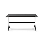 Normann Copenhagen Kip skrivebord svart stål/mørk brun