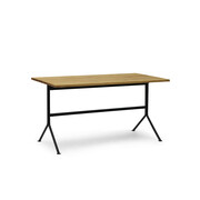 Normann Copenhagen Scrivania a forma di pollo in acciaio nero/rovere