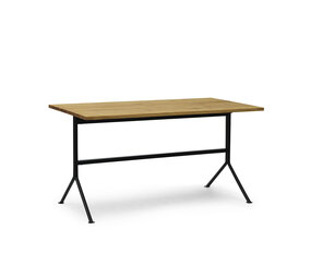 Normann Copenhagen Scrivania a forma di pollo in acciaio nero/rovere
