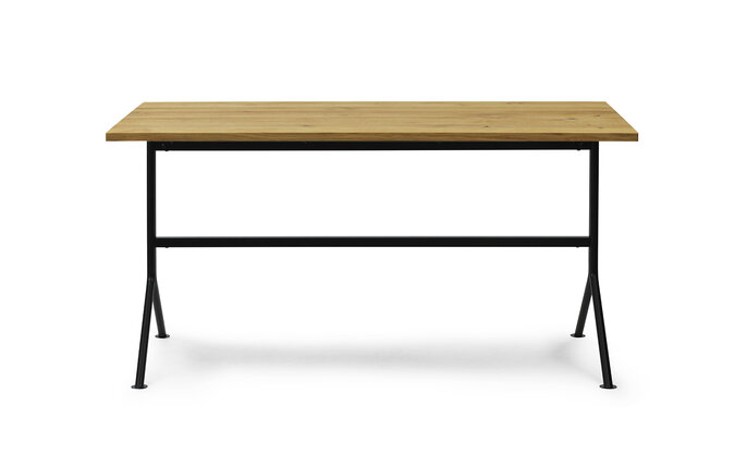 Normann Copenhagen Bureau poulet acier noir/chêne