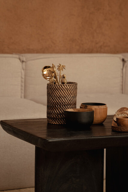 Bazar Bizar La table basse Obsidian - Noire