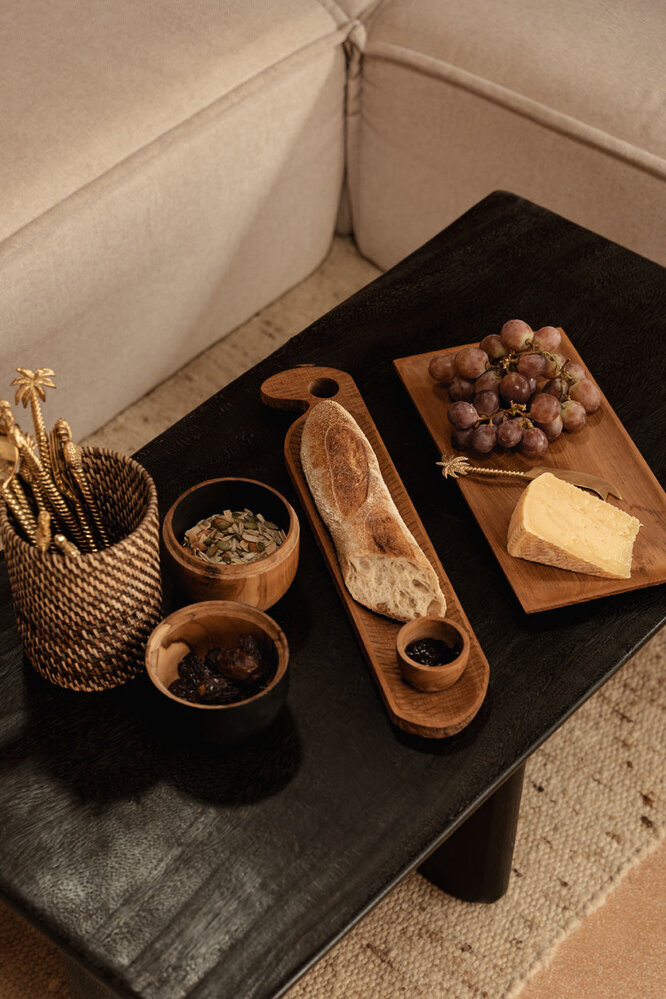 Bazar Bizar La table basse Obsidian - Noire