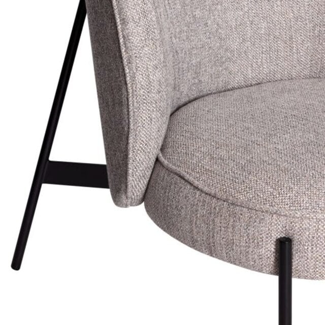 Hubsch Lounge-Sessel hellgrau
