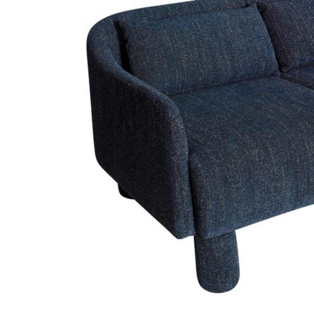Hubsch Sofá Elegance azul oscuro