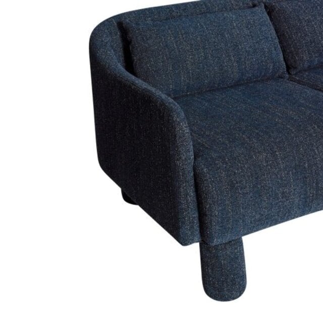 Hubsch Divano elegante blu scuro