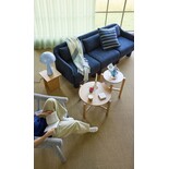 Hubsch Elegance sofa mørkeblå