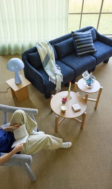 Hubsch Elegantes Sofa dunkelblau