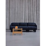 Hubsch Sofá Elegance azul oscuro