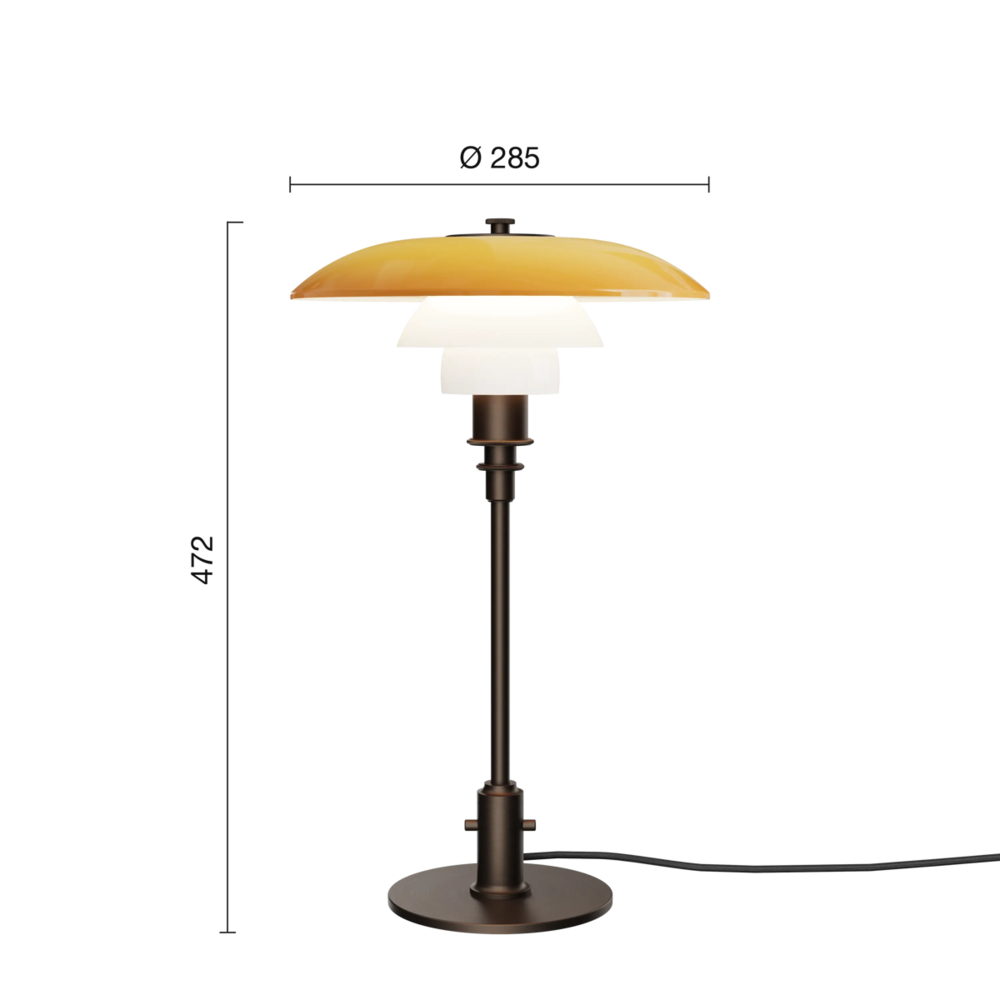 Louis Poulsen PH 3/2 bordlampe i jubileumsutgave