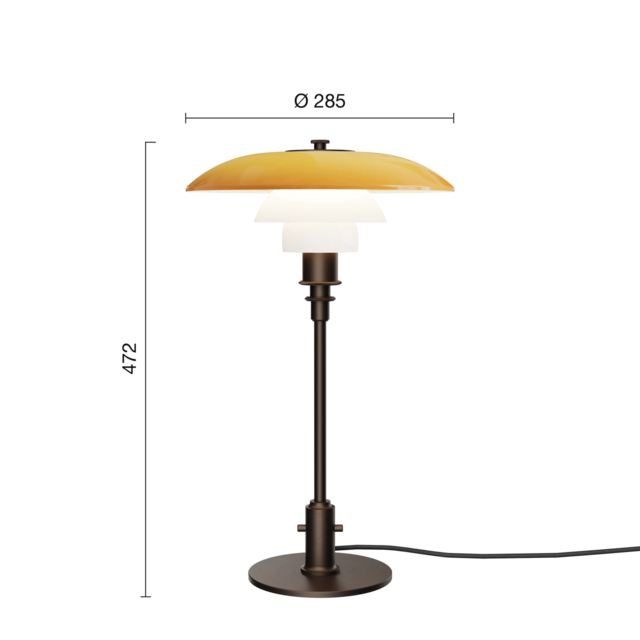 Louis Poulsen PH 3/2 tafellamp centenary edition