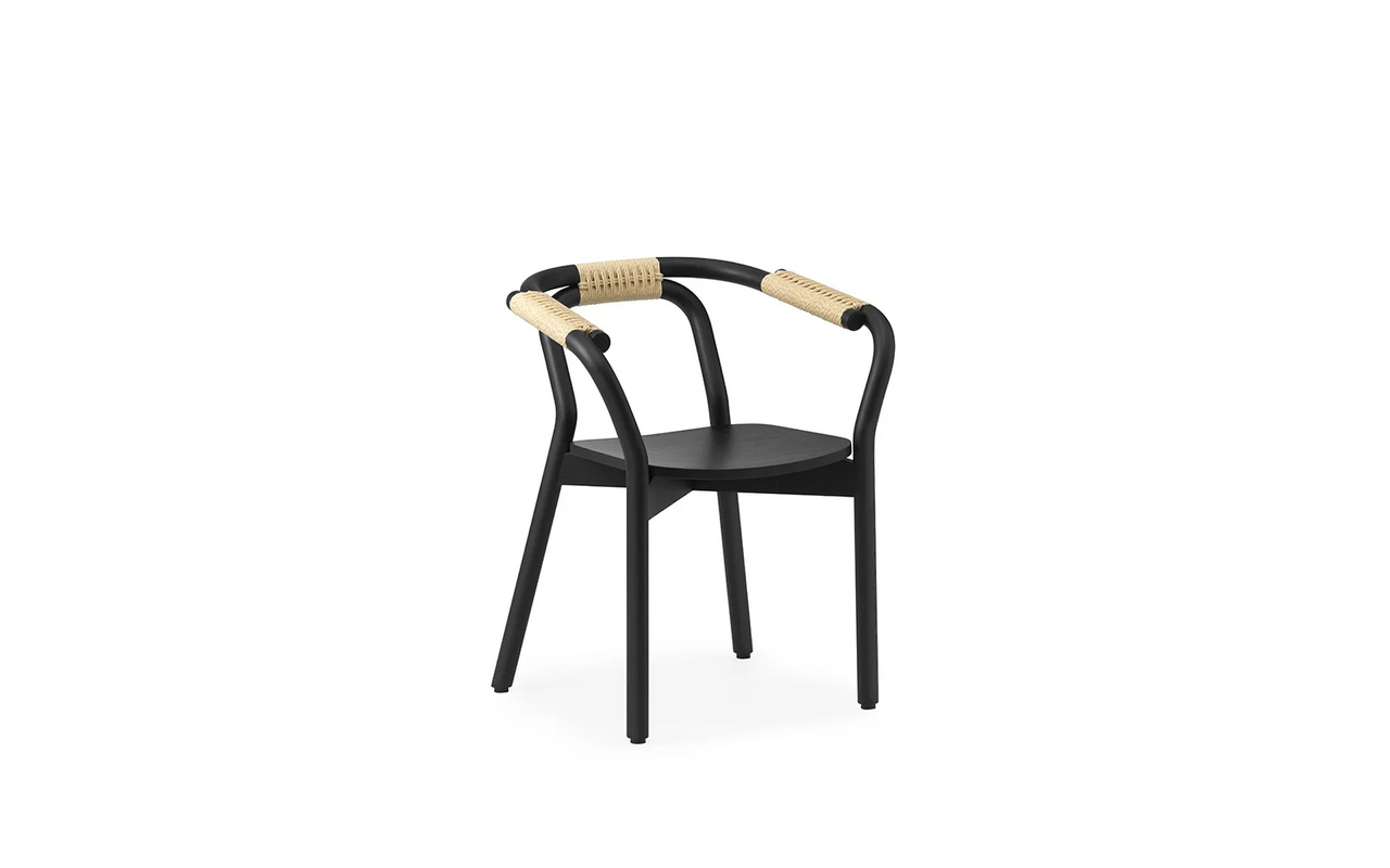 Normann Copenhagen Sedia Knot nera/natura