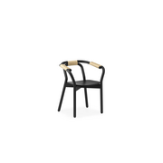 Normann Copenhagen Knot stoel black/nature