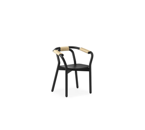 Normann Copenhagen Knot stoel black/nature