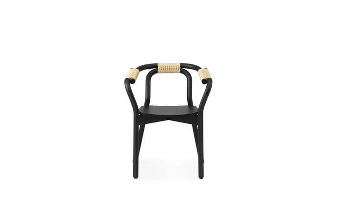 Normann Copenhagen Sedia Knot nera/natura