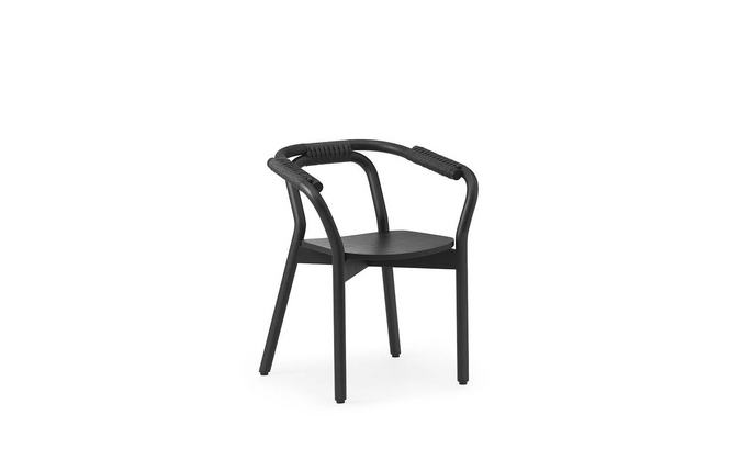 Normann Copenhagen Sedia Knot nera/nera