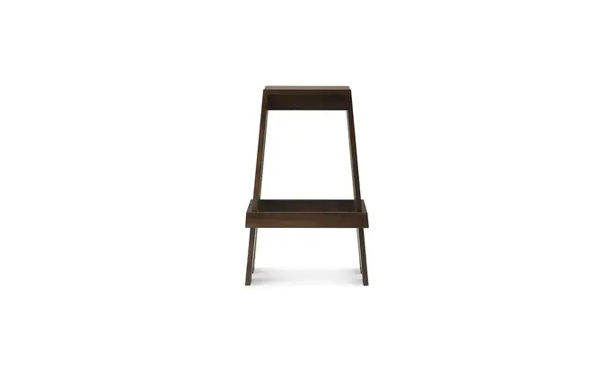 Normann Copenhagen Let bar stool 75cm brown stained ash Normann Copenhagen Let bar stool 75cm brown stained ash