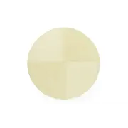 Normann Copenhagen Tapis plat Ø280cm jaune clair Normann Copenhagen Tapis plat Ø280cm jaune clair