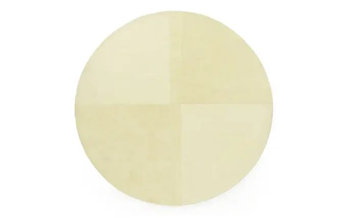 Normann Copenhagen Alfombra nivelada Ø280cm amarillo claro Normann Copenhagen Alfombra nivelada Ø280cm amarillo claro