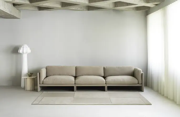 Normann Copenhagen Level vloerkleed 250x350cm warm grey Normann Copenhagen Level vloerkleed 250x350cm warm grey