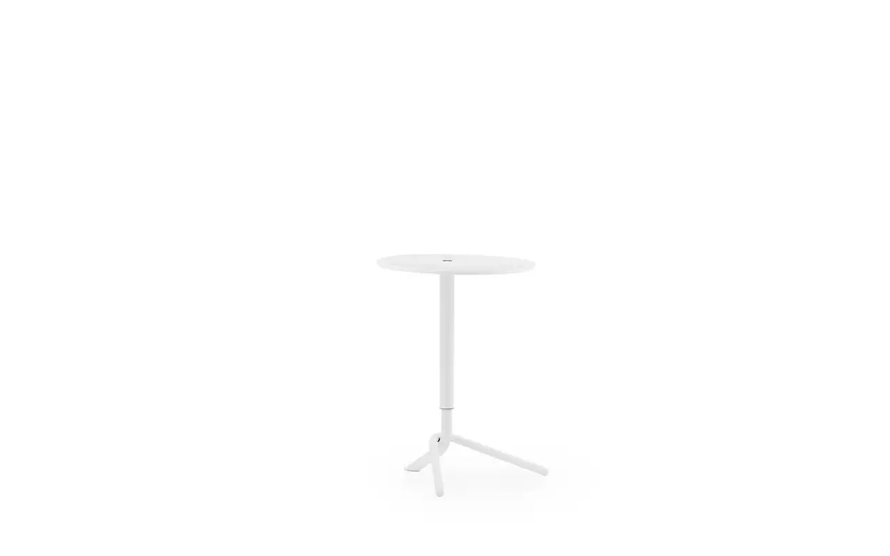 Normann Copenhagen Tavolino laterale sollevabile bianco