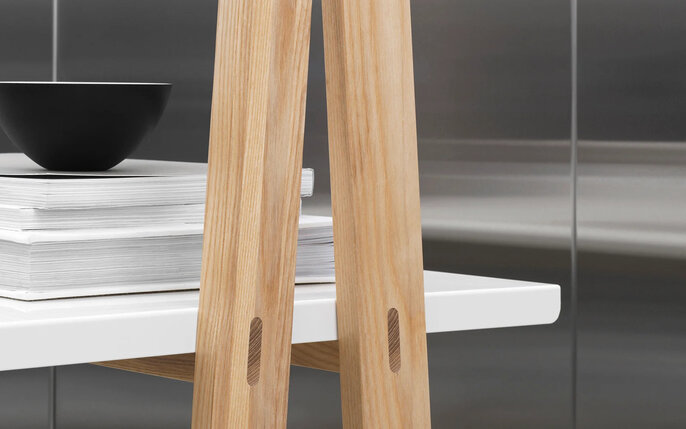 Normann Copenhagen One step up kast high white Normann Copenhagen One step up kast high white