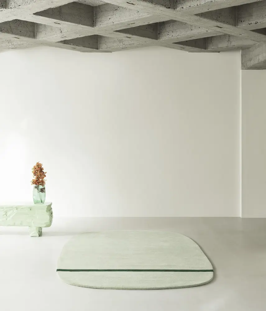 Normann Copenhagen Oona tæppe 175x240cm mintgrøn Normann Copenhagen Oona tæppe 175x240cm mintgrøn