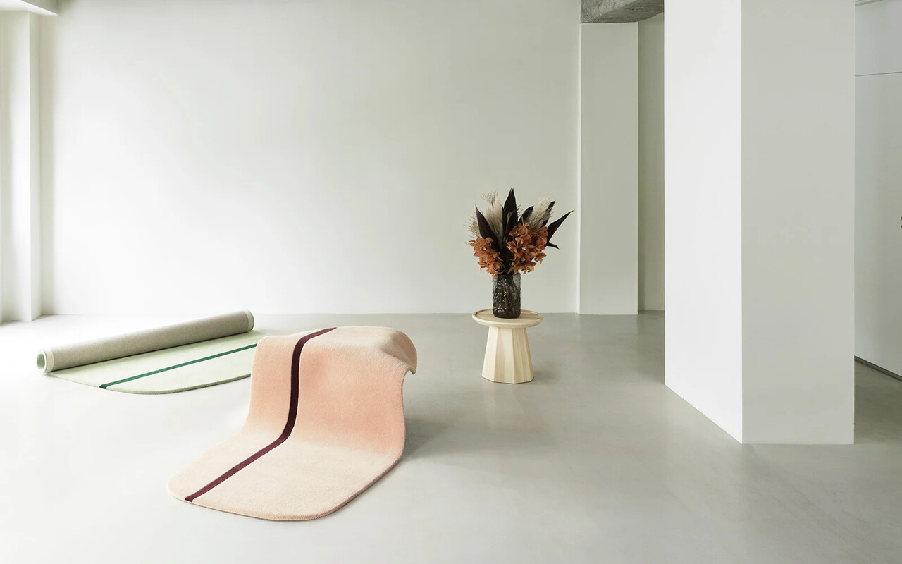 Normann Copenhagen Oona tæppe 175x240cm rosa Normann Copenhagen Oona tæppe 175x240cm rosa