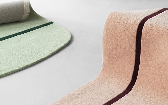 Normann Copenhagen Oona vloerkleed 175x240cm rose
