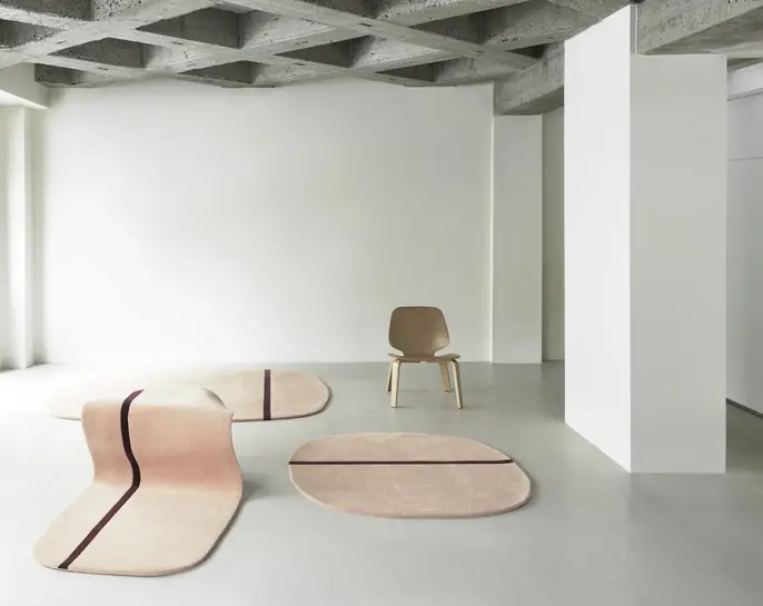 Normann Copenhagen Oona vloerkleed 175x240cm rose