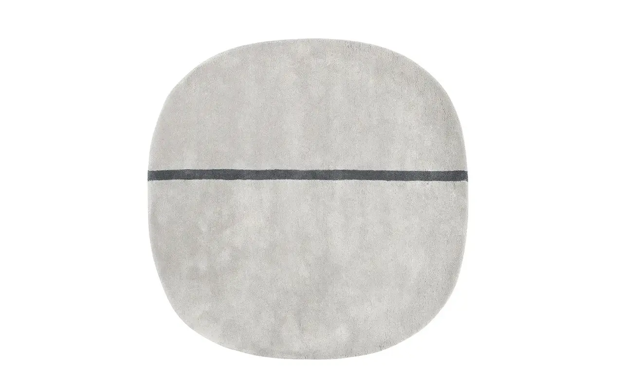 Normann Copenhagen Oona rug 140x140cm grey Normann Copenhagen Oona rug 140x140cm grey
