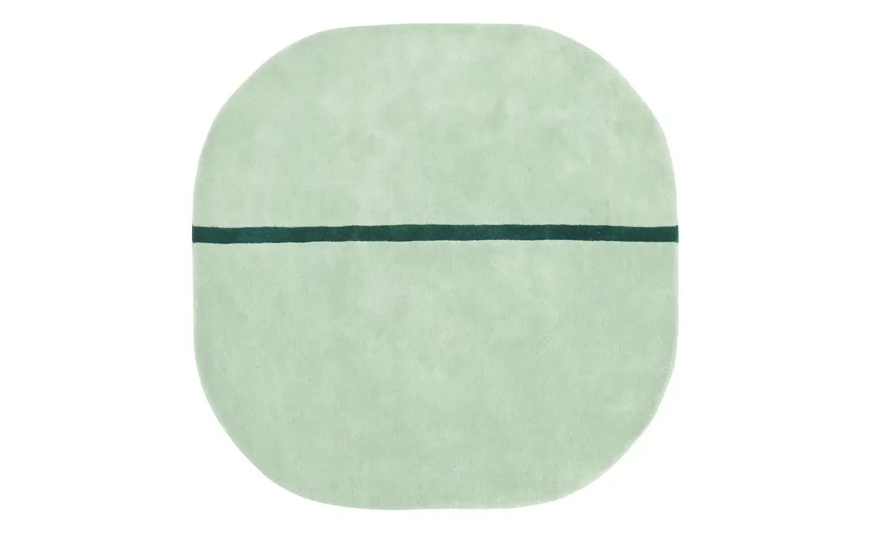 Normann Copenhagen Oona vloerkleed 140x140cm mint Normann Copenhagen Oona vloerkleed 140x140cm mint
