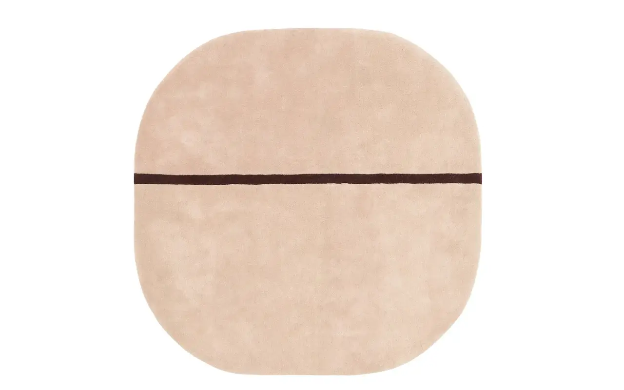 Normann Copenhagen Tapis Oona 140x140cm rose Normann Copenhagen Tapis Oona 140x140cm rose