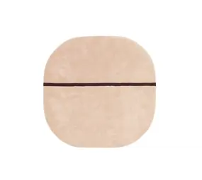 Normann Copenhagen Alfombra Oona 140x140cm rosa