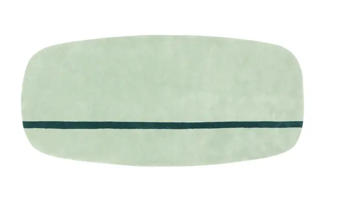 Normann Copenhagen Oona vloerkleed 90x200cm mint Normann Copenhagen Oona vloerkleed 90x200cm mint