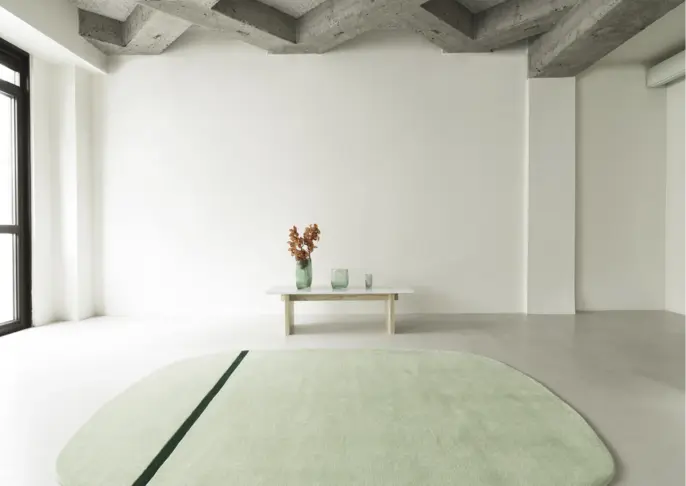 Normann Copenhagen Oona vloerkleed 90x200cm mint Normann Copenhagen Oona vloerkleed 90x200cm mint