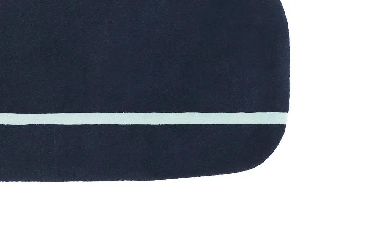 Normann Copenhagen Alfombra Oona de 90x200cm azul Normann Copenhagen Alfombra Oona de 90x200cm azul