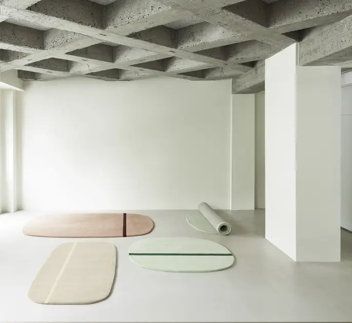 Normann Copenhagen Oona vloerkleed 90x200cm sand Normann Copenhagen Oona vloerkleed 90x200cm sand