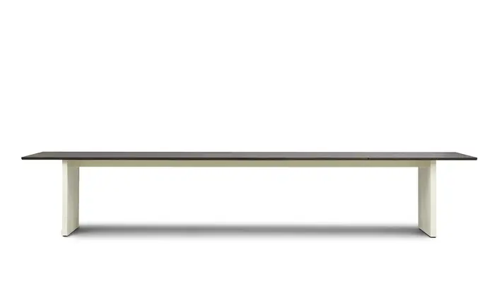 Normann Copenhagen Panel tafel 100x420cm cream/dark brown Normann Copenhagen Panel tafel 100x420cm cream/dark brown