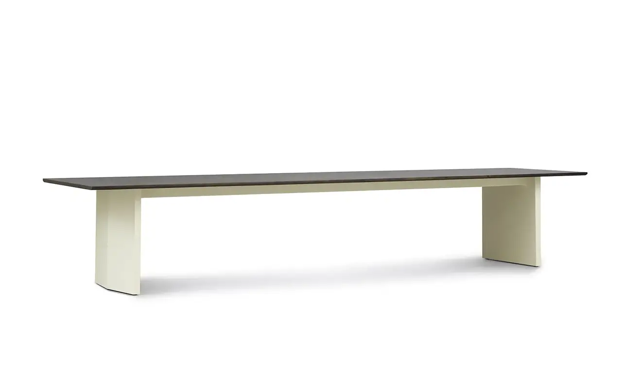 Normann Copenhagen Panel tafel 100x420cm cream/dark brown Normann Copenhagen Panel tafel 100x420cm cream/dark brown
