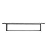 Normann Copenhagen Table à panneaux 100x420cm noir/marron foncé Normann Copenhagen Table à panneaux 100x420cm noir/marron foncé