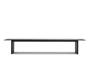 Normann Copenhagen Tavolo a pannelli 100x420 cm nero/marrone scuro Normann Copenhagen Tavolo a pannelli 100x420 cm nero/marrone scuro