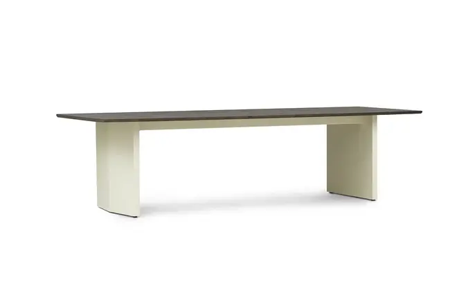 Normann Copenhagen Panelbord 90x300cm creme/mörkbrunt
