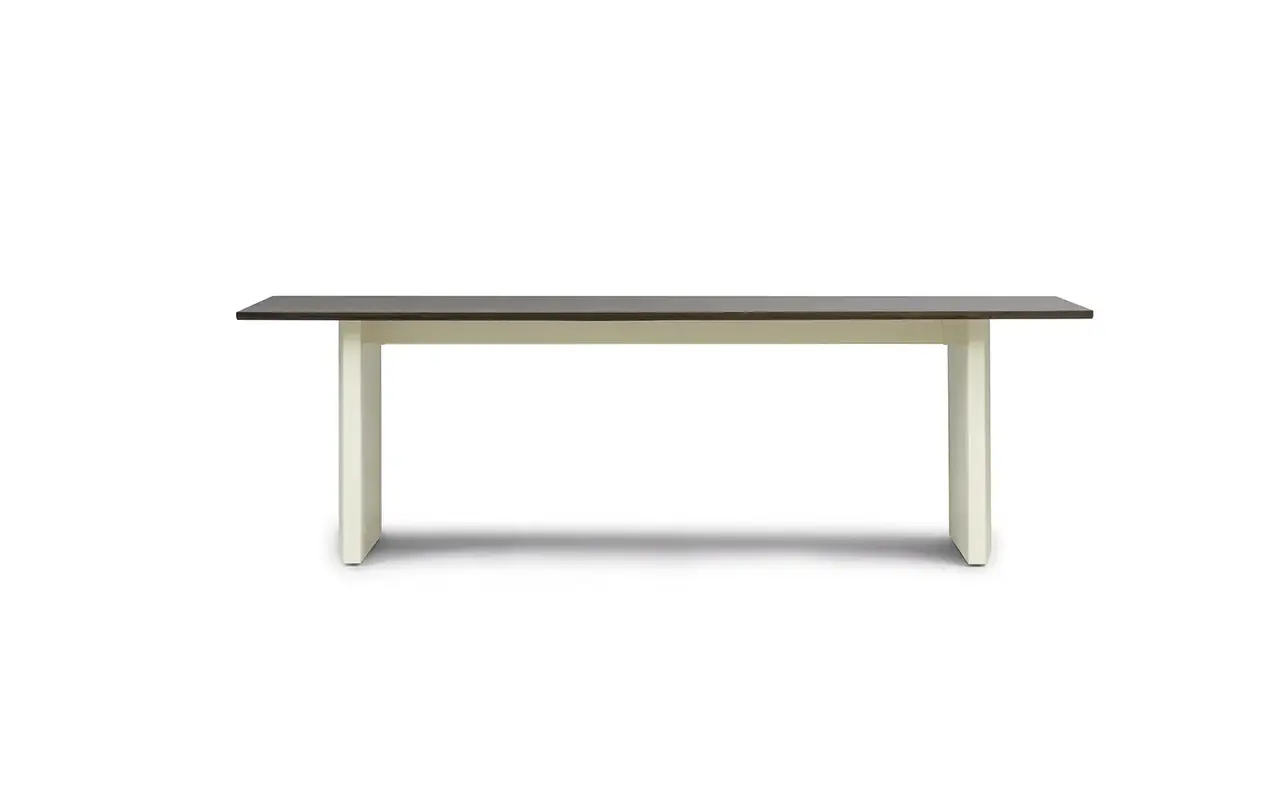 Normann Copenhagen Panel table 90x250cm cream/dark brown Normann Copenhagen Panel table 90x250cm cream/dark brown
