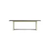 Normann Copenhagen Table à panneaux 90x250cm crème/marron foncé Normann Copenhagen Table à panneaux 90x250cm crème/marron foncé