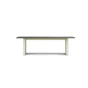 Normann Copenhagen Table à panneaux 90x250cm crème/marron foncé Normann Copenhagen Table à panneaux 90x250cm crème/marron foncé