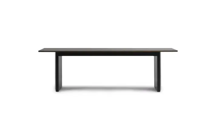 Normann Copenhagen Tavolo a pannelli 90x250 cm nero/marrone scuro Normann Copenhagen Tavolo a pannelli 90x250 cm nero/marrone scuro