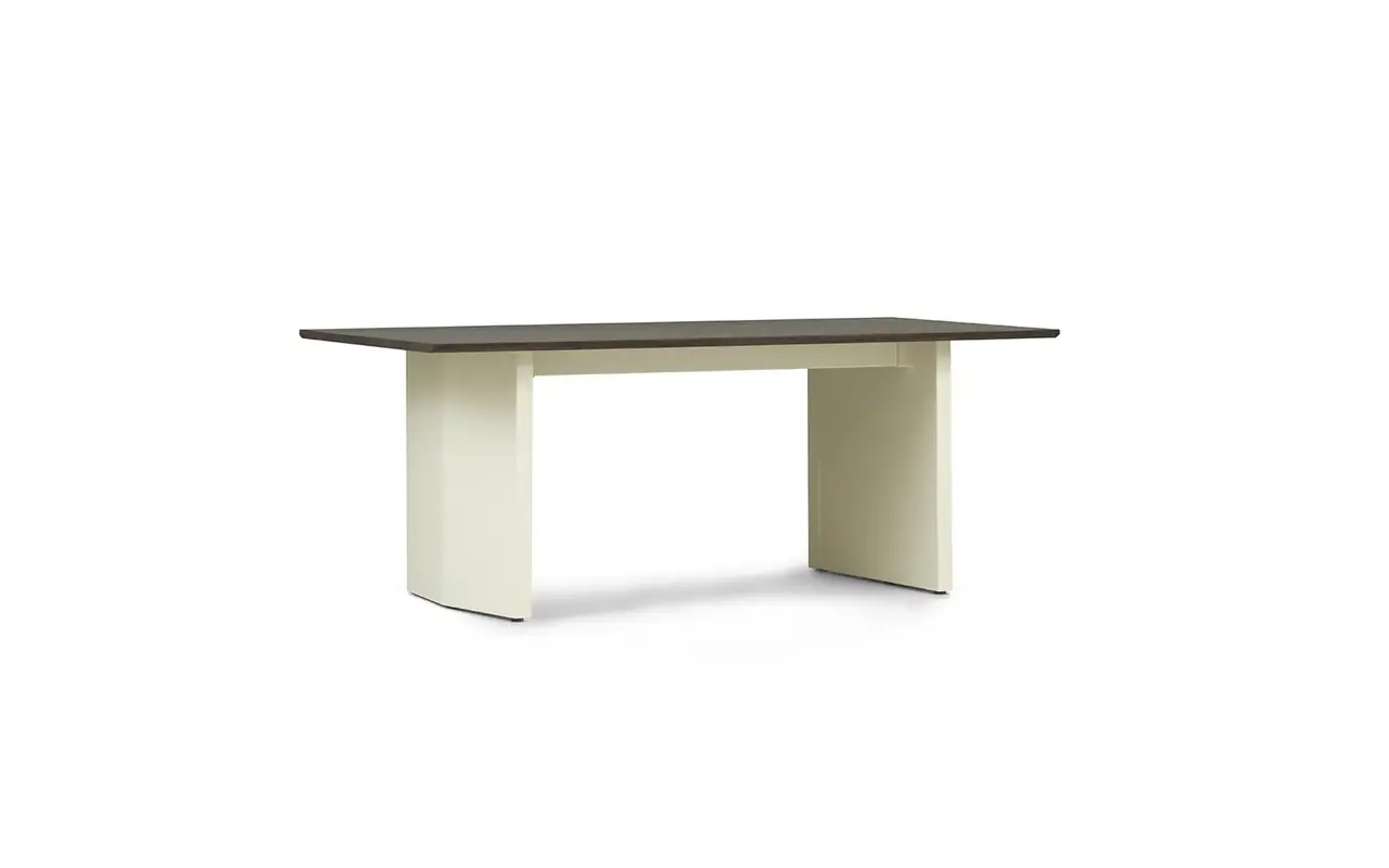 Normann Copenhagen Panelbord 90x200cm creme/mørkebrun Normann Copenhagen Panelbord 90x200cm creme/mørkebrun