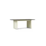 Normann Copenhagen Panel tafel 90x200cm cream/dark brown Normann Copenhagen Panel tafel 90x200cm cream/dark brown